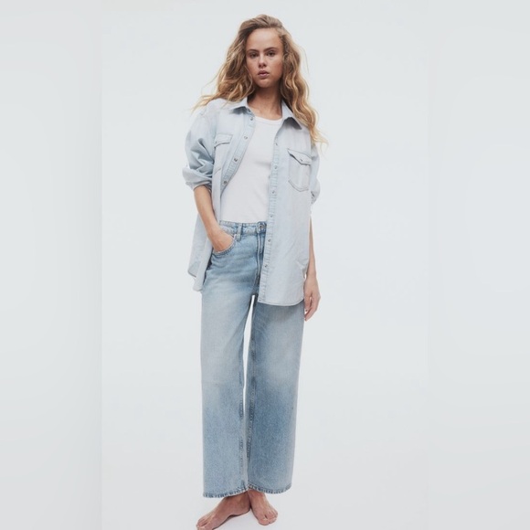 H&M Light Blue Women's Jeans - Picture 1 of 5